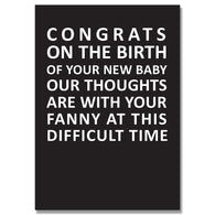 Congrats Thoughts With Your Fanny Card